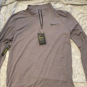 Nike dri-fit long sleeve collared tee